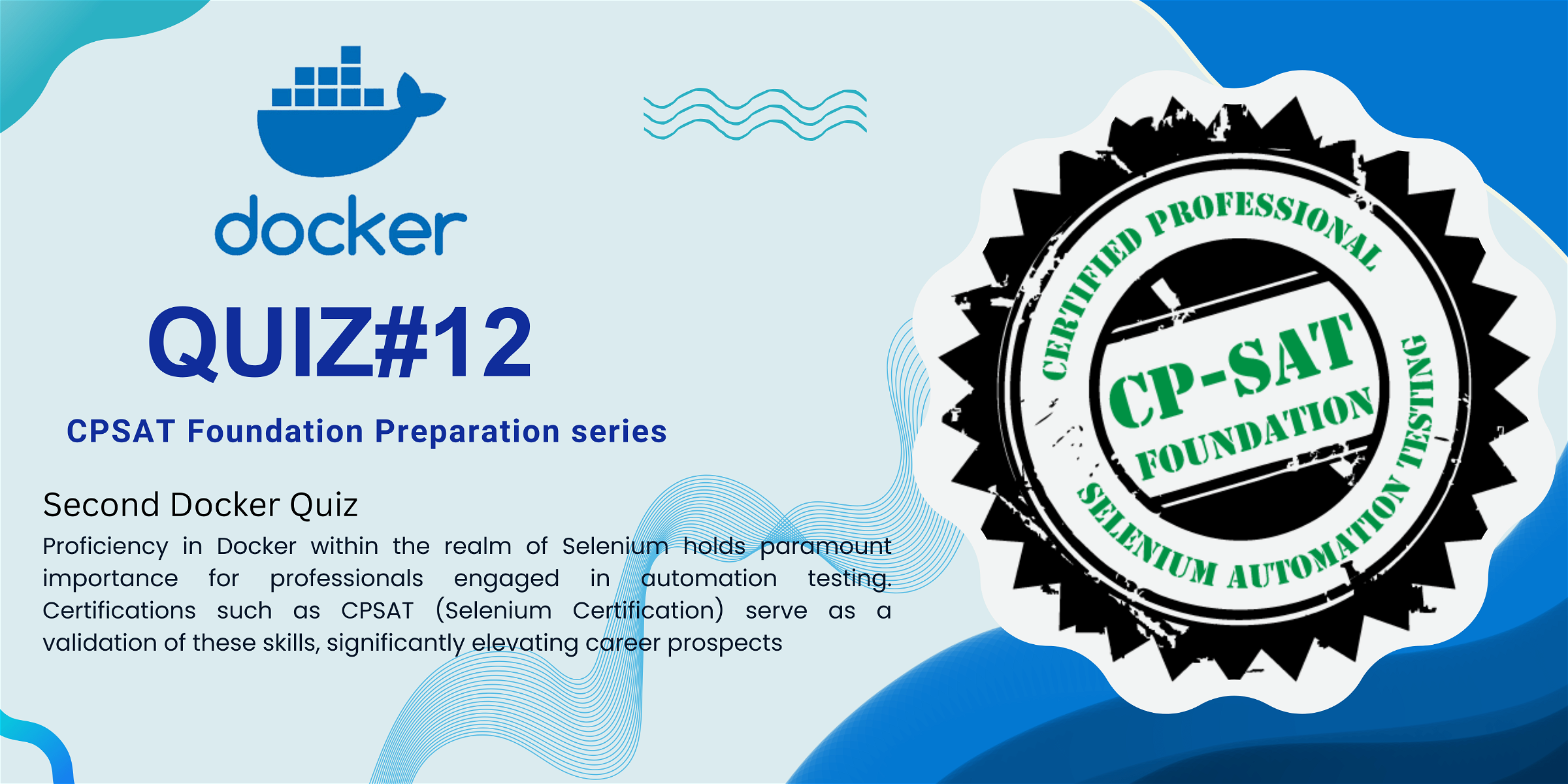 Quiz#12 CPSAT (Selenium Certification) preparation series