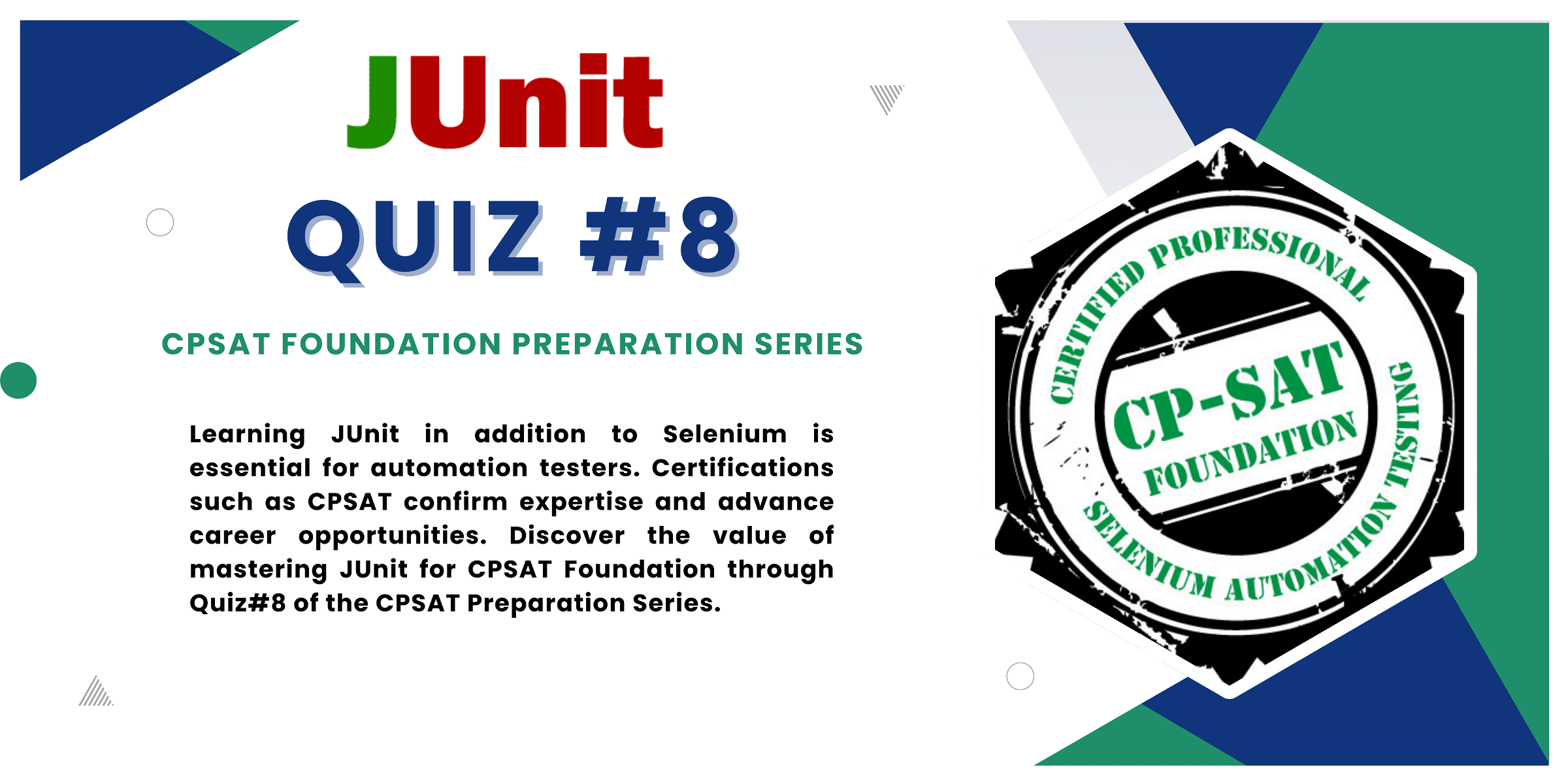 Quiz#8 CPSAT preparation series